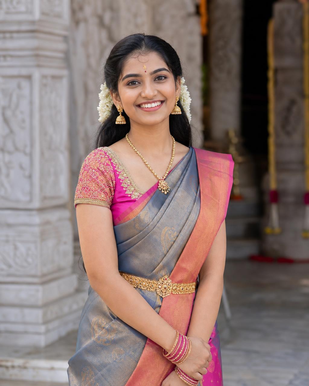Half Saree Photography